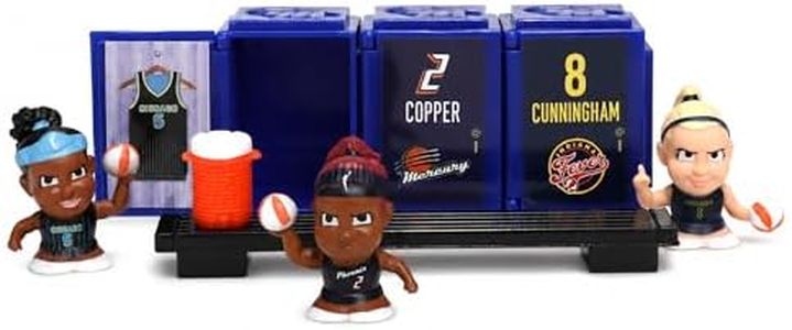 TeenyMates WNBA Basketball Action Figures Locker Room Gift Set, 2026