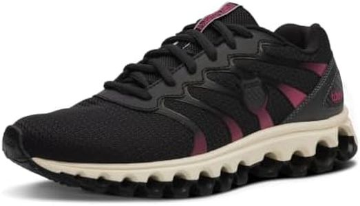 K-Swiss Women's Tubes 200 Training Shoe, Black/Raspberry/Egret, 8.5 M