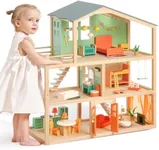 Giant bean Large Wooden Dollhouse w