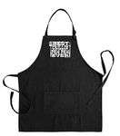 ThisWear Best Grillin' Paw Paw Ever Funny Apron for Kitchen BBQ Barbecue Cooking Grilling Bacon Two Pocket Apron for Grandpa or Dad Black