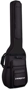 ChromaCast Electric Bass Guitar Padded Gig Bag (CC-BPB, Black