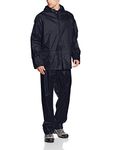 Result Men's Heavyweight Waterproof Jacket And Trouser Set Navy XX-Large