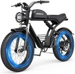 Electric Bike for Adults, Dual Motor 1500/2000W, 32/35MPH,48V 23AH,75Miles Motorcycle 20" Fat Tire Dirt Bike E-Bike Dual Shock Absorber All-Terrain Bicycle for Mountains, Snow, Sand, Road UL2849