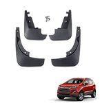 Kozdiko Car O.E Type Custom Fit Front and Rear Mud Flap Guard Compatible for Ford Ecosport