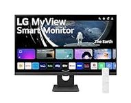 LG 27" FHD IPS MyView Smart Monitor with webOS and Built-in Speakers, Black