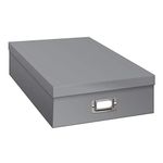 Pioneer Photo Albums Storage Box, Metal, Gray