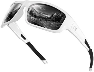 suoso Sports Polarized Sunglasses for Men: Women UV400 Protection Wrap Around Sun Glasses for Golf Fishing Running Driving