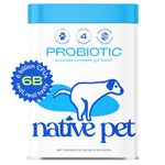 Native Pet Probiotic for Dogs - Vet Created Probiotic Powder for Dogs for Digestive Issues - Dog Probiotic Powder Blend + Prebiotic + Bone Broth - 232 Gram 6 Billion CFU - Probiotics Dogs Will Love!