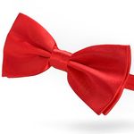 KOOMOX Red Bow for Dog, Adjustable Dog Bow Tie Collar for Medium and Large Dogs Cats Pets Wedding Birthday Graduation Holiday Homecoming Cosutmes, 1 Piece Red