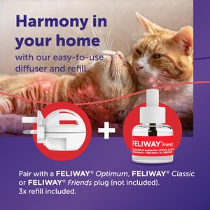 FELIWAY Friends Cat Calming Refill 48ml – Stress Relief for Cats