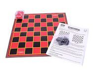 Funskool Games, Checkers Plus 5, 5 in 1 checkers board games, Kids & family, 2 players, Ages 7 and above