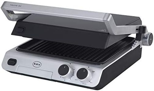 RGV Industrial Grill Griglia di Contatto da Tavolo Elettrico 2000W Acciaio Inossidabile