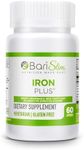 BariSlim Iron Plus - 60 Capsules - Formulated for Patients After Weight Loss Surgery Including Gastric Bypass and Gastric Sleeve - 2 Month Supply