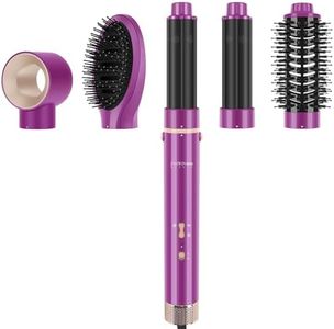 MaxAIR 4 EN 1, PARWIN PRO BEAUTY Set de Cepillo de Aire Caliente, 4 Accesorios, como Cepillo Secador de Pelo, Rizador de Pelo, Secador de Pelo, Tecnología de iones, Flujo de Aire de Alta Velocidad