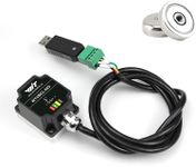 WitMotion WTVB01-485 IPX8 Waterproof Vibration Sensor Transducer, Modbus RTU 3-axis (XYZ) Vibration Displacement(2000um)+Speed(50mm/s)+Amplitude(180°), for Structural Health Monitoring