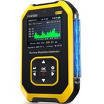 FNIRSI Geiger Counter Nuclear Radiation Detector - Radiation Dosimeter with LCD Display, Portable Handheld Beta Gamma X-ray Rechargeable Radiation Monitor Meter, 5 Dosage Units Switched,0.0μSv-500mSv