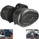 MIHUNTER Motorcycle Saddle Bags, Powersports Saddle Bags,Waterproof Saddlebags Luggage Bags,Motorcycle Helmet Bag,Full Face Helmet Storage Bag,Motorcycle Pillion Seat Bag, Side Bags