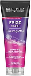 John Frieda - Frizz Ease Dream-Smoothing Shampoo - Contents: 250 ml - Hair straightening & 72-hour moisture protection with keratin - For unruly medium to thick hair
