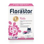 Florastor Kids - Saccharomyces Boulardii CNCM I-745 - Daily All in One Probiotic - Supports Gut Health & Immune System -The #1 Probiotic in class Wordlwide - For Kids - Fruit punch Flavor - 30 sticks