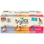 Beyond Grain Free Natural Wet Cat Food, Pate Variety Pack 3 Flavours - 85 g Can (12 Pack)