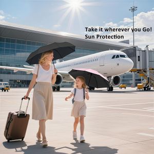 BAODINI Mini Travel Umbrella – Compact Lightweight Folding