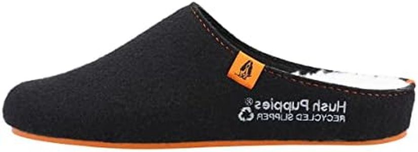 Hush Puppies Men's Ryder Slipper, Black, 10 US