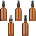 5 PCS Amber Glass Spray Empty Rolle