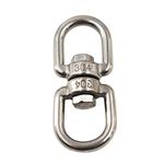 304 Stainless Steel Eye To Eye Swivel Ring,M12 1/2"Key Ring Keychain Connectors For Anchor Chain