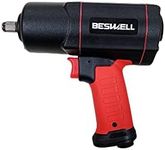 BESWELL-1/2 Regular Size Twin Hammer PRO Level Air Impact Wrench-BW-112K 1645 Ft.lbs Max Loosen Torque