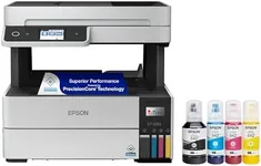 Epson EcoTank Pro ET-5150 Wireless Color All-in-One Supertank Printer with Scanner, Copier, Plus Auto Document Feeder