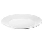 I-K-E-A OFTAST - Plate, White - 25 cm (10)