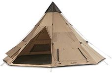 Guide Gear Camping Teepee Tent for Adults, Outdoor, Waterproof, Family, 8 Person, 18' x 18'