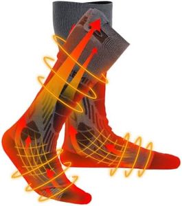 KEMIMOTO Heated Socks for Men and Women, 3-Zone Heating with App Control