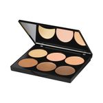 Sleek MakeUP Cream Contour Kit, 6 Easily Blendable Colours for Smooth and Long Lasting Contour, Light