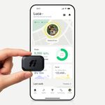 New Fi Mini GPS Tracker for Dogs, Cats, Small Pets – Universal Collar, Lightweight, Virtual Fences, Escape Alerts, Step & Health Tracking, Waterproof – 6-Month Membership Included