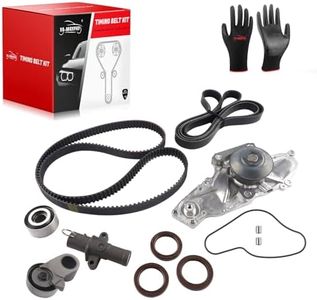 YA-MAYPAY EngineTiming Belt kit with Water Pump for Honda, Saturn, Acura V6 Engine, Replace part number# 91213-RKG-003, 91212-R70-A02, 91212-5MR-A01