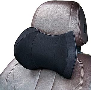 ZATOOTO Car Headrest Pillow Memory Foam Car Neck Pillow, Car Seat Head Support for Driving, Comfortable Breathable, Black