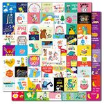 Lunch Box Notes & Jokes for Kids, 120 Pcs Cute Positive Affirmation Cards Inspirational Motivational Cards Love Notes Design for Boy’s and Girl’s Lunchbox,Back to School Gifts for Kids Students