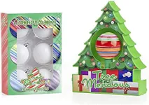 The Treemendous Ornament Decorator - Christmas Tree Ornament Decorating Kit & 6 Pack Ornament Combo Pack - Holiday Arts and Crafts Activity for Kids Ages 3 and Up