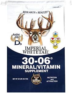 Whitetail Institute 30-06 Mineral and Vitamin Supplement for Deer Food Plots, Provides Antler-Building Nutrition and Attracts Deer, Original, 20 lbs