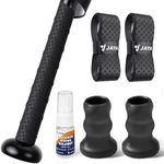JAYA 2 Pack PU Bat Grip Tape and 2 Pack Bat Knob Taper