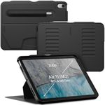 ZUGU CASE iPad Air 11 Case, Ultra-Thin Protective Case/Cover Designed for iPad Air 11" (6th Gen, 2024) / iPad Air 5 / iPad Air 4, 10.9-Inch (2022/2020) Magnetic Stand (Sleep/Wake Cover) - Black