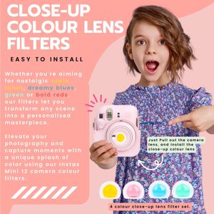 Clikoze Fujifilm Instax Mini 12 Camera Bundle – Pink