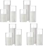 Shihanee Set of 12 Pillar Candles a