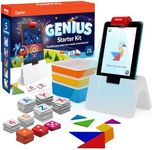 Osmo Genius Kit, Ages 6-10, Spelling, Math & Creativity Games, Fire Tablet