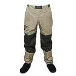 Kylebooker Breathable Fly Fishing Waist Waders Stockingfoot High Pant Wader Duck Hunting Wading Pants (XL)