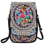 Coopay Crossbody Bags for Women, Phone Bags, Embroidered Little Bag, Small Bag for Dog Walking, Mini Cross Body Bag, Little Shoulder Bag, Lightweight Compact Cross Over Bag, Holiday Bag for Mother