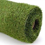 BPIL 1m x 4m Artificial Grass Roll – 30mm Pile Height High-Density Fake Turf Lush Green Synthetic Lawn for Garden, Balcony, Rooftop UV-Protected, Child & Pet Safe | Realistic Outdoor/Indoor (3)