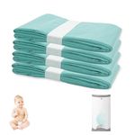 4 Pack Nappy Bin Refill Bags, Compatible with Dekor Classic Diaper Pail Refill Bags, Durable Diaper Pail Refills, Baby Diaper Bin Bag Liner Pails, Holds up to 1280 Diapers (4 Pack)