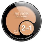 Revlon ColorStay 2-in-1 Compact Powder Makeup & Concealer Matte Finish, Ivory
